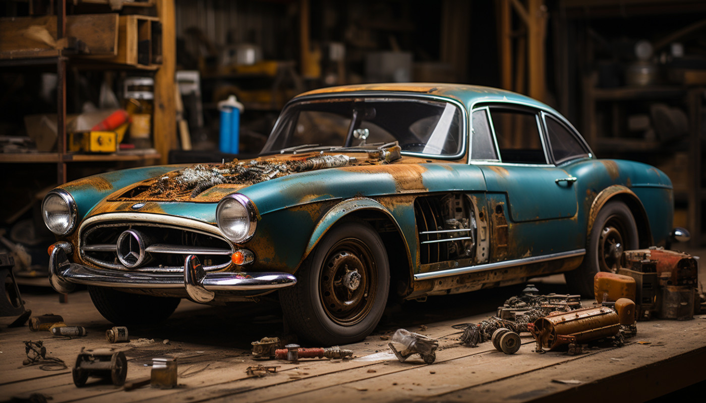 Transformando chatarra en tesoro: el arte de restaurar coches clásicos
